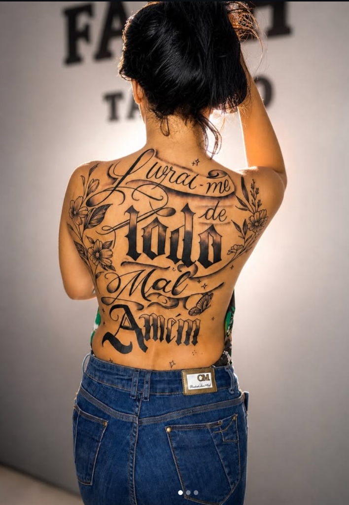 Lettering Costas - Livrai-me de Todo Mal